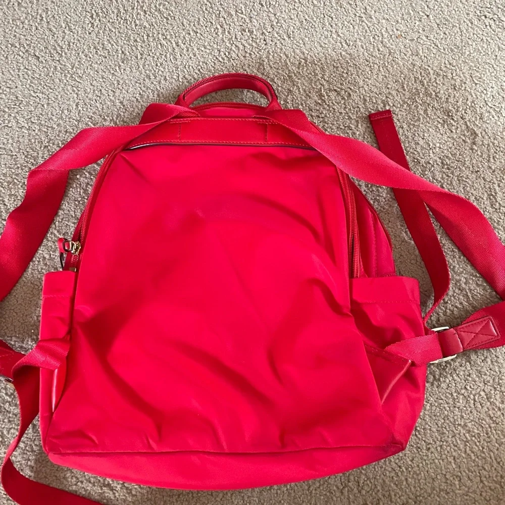 Tory Burch Hot Pink Nylon Backpack